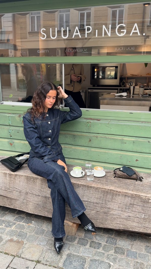 FRONT SEAM  - Relaxed fit jeans - rinse4