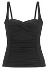 TANKINI - Haut de bikini - black