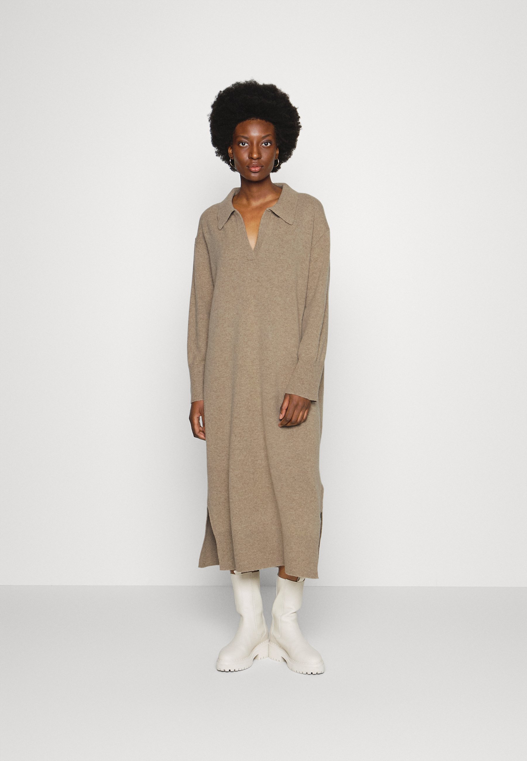 Whistles FUNNEL NECK DRESS - Jumper 