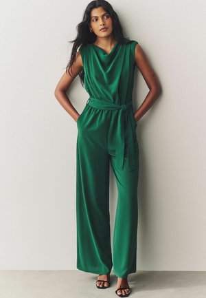 Next COWL NECK  REGULAR FIT - Jumpsuit - emerald green
