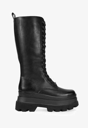 Bosanova MILITARES CON PUNTA CUADRADA - Bottes à plateau - black
