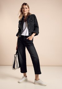 Street One IM WASHED-LOOK - Denim jacket - schwarz