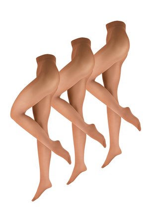 3-PACK TANZ 70 DEN - Collants - beige