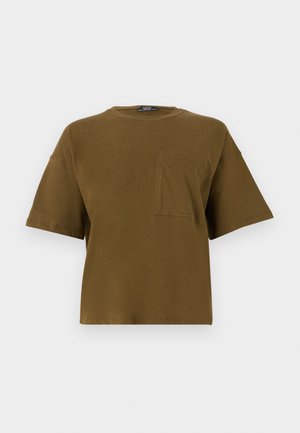 PARFOIS PENDING - Basic T-shirt - khaki