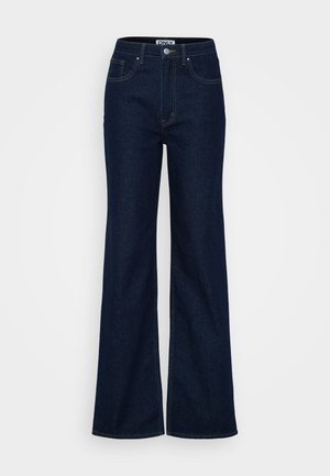 ONLY Tall ONLJUICY WIDE RINSE - Wide Leg - dark blue denim
