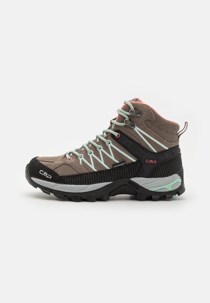 CMP RIGEL MID TREKKING - Pārgājienu apavi - deserto/jade