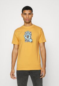 Santa Cruz FLIER HAND  UNISEX - T-shirt estampada - yellow