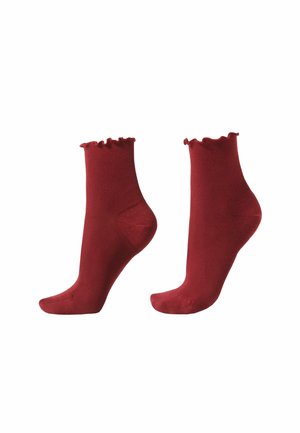MIT STREIFENMUSTER - Calcetines - Red