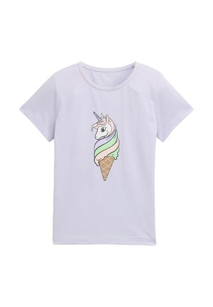 Nyomott mintás póló - happy lilac
