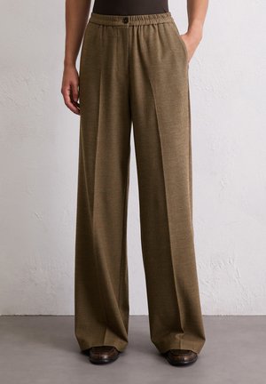 Marc O'Polo KARIERTE RELAXED MIT KAROMUSTER - Trousers - multi pure sand