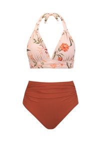 Cupshe NECKHOLDER-SET MIT HOHER TAILLE - Bikini - rosa