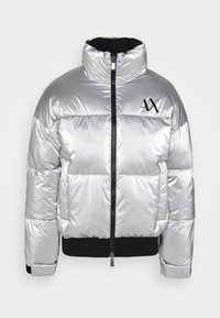 Armani Exchange BLOUSON JACKET - Zimska jakna - silver-coloured