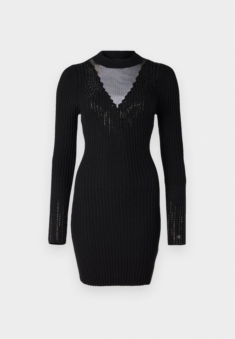 Guess ALICE RHINEST - Robe pull - jet black/noir - ZALANDO