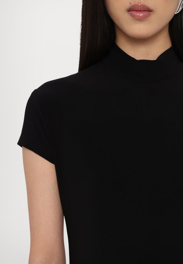 HI LOW MOCK NECK CAP SLEEVE GOWN - Cocktail dress / Party dress4