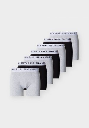 ONSFITZ TRUNK 7 PACK - Boxeralsók - light grey melange/black