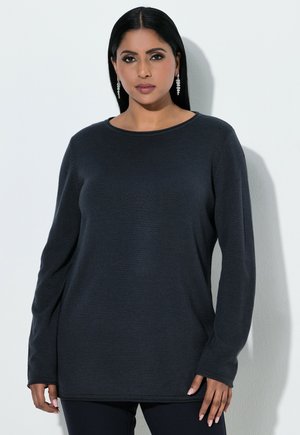 Ulla Popken Jumper - mottled anthracite