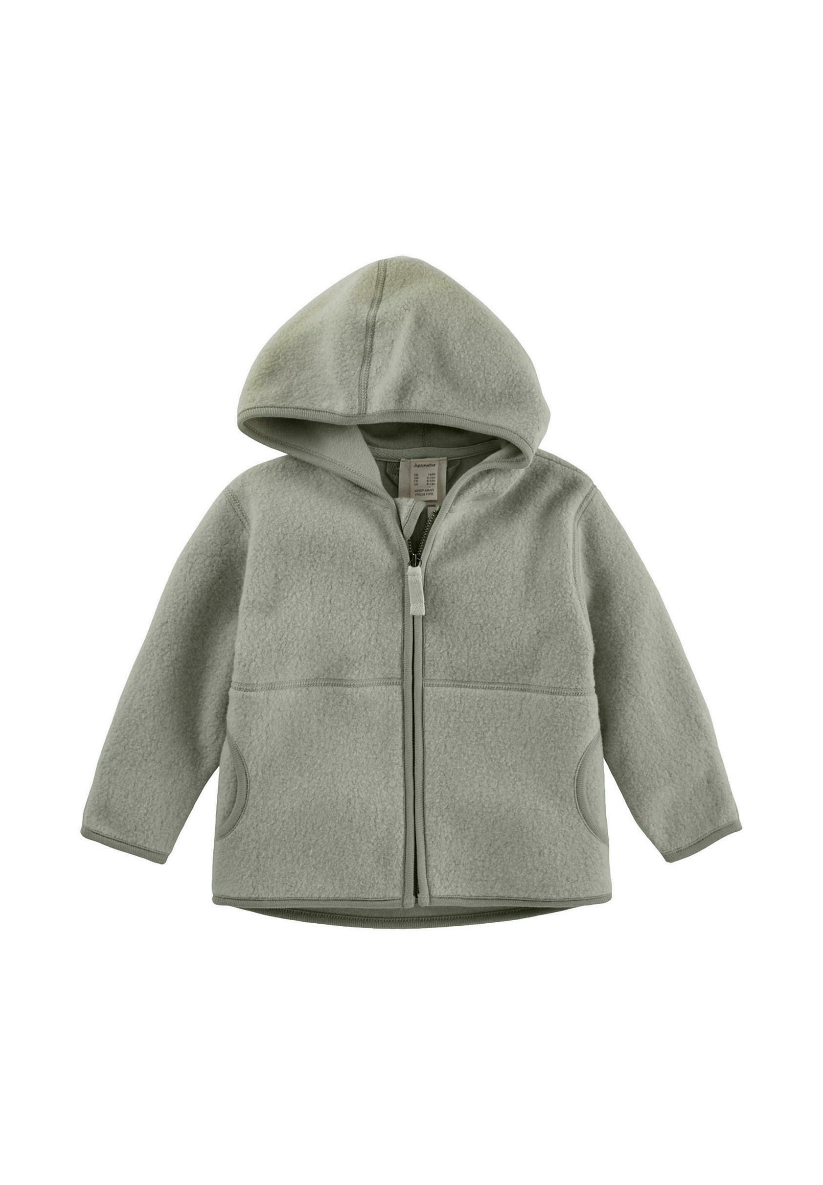 Fleece Coat Fleecejacke Hessnatur Bio Merinowolle Walkjacke Hess