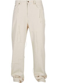FIVE POCKET PATCHWORK BAGGY  - Jeans baggy - ecru