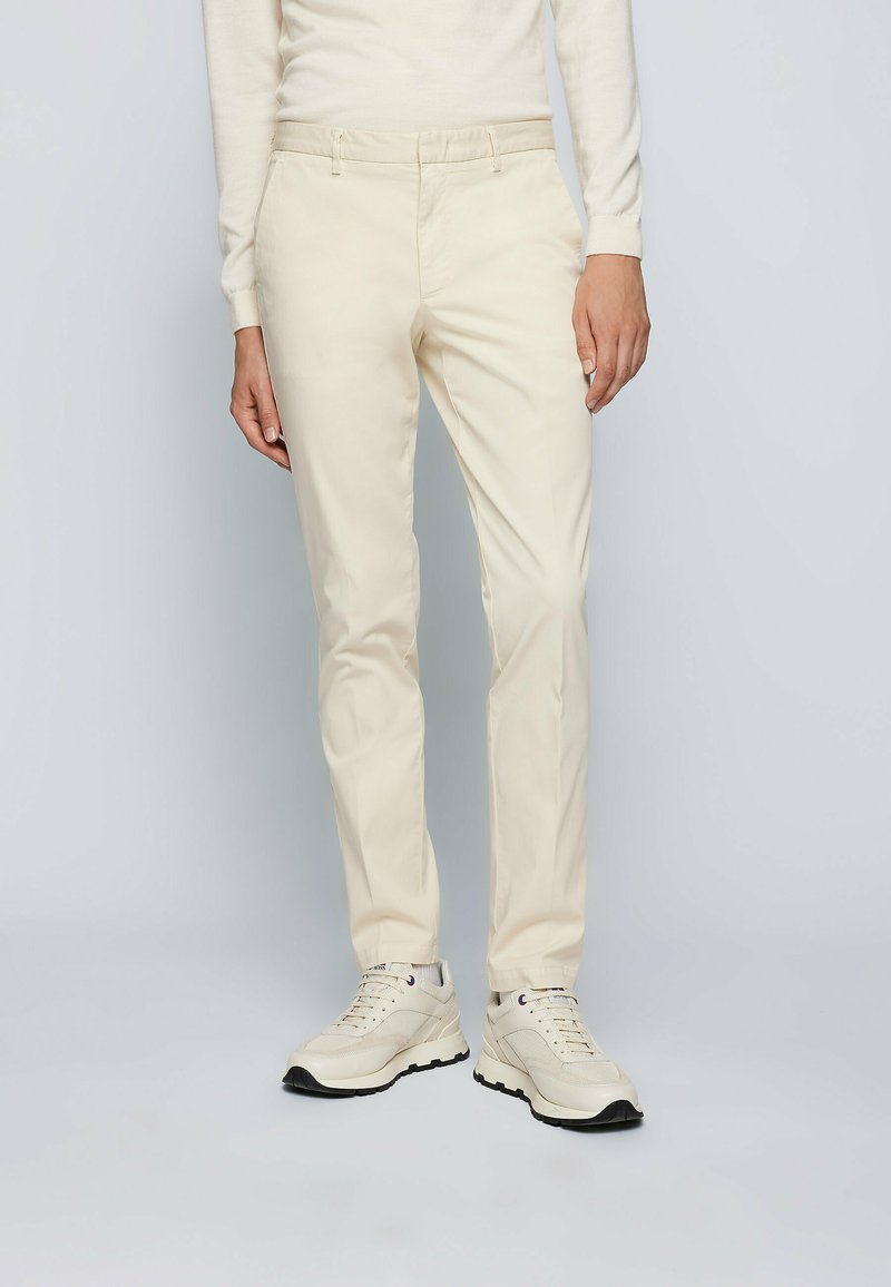 BOSS KAITO - Chinos - open white/mottled beige - Zalando.co.uk