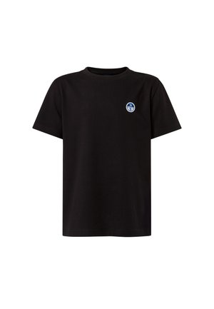 WITH LOGO PATCH - Camiseta básica - black