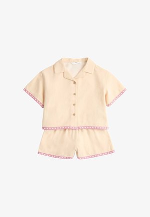 Marks & Spencer, 2 PIECE PALM TREE OUTFIT SET - Shorts - ecru