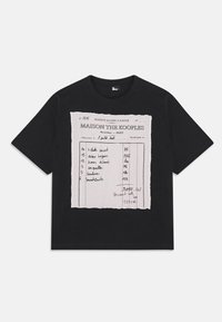 T-shirts med print - black