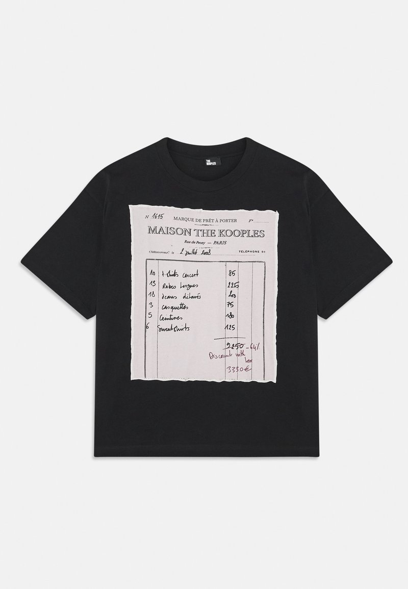 The Kooples T-shirt print zwart