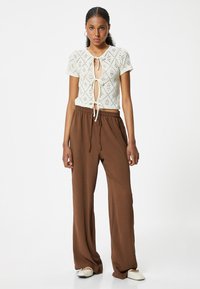 Koton DRAWSTRING  - Bukser - brown