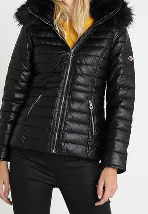 Gewatteerde jas - black