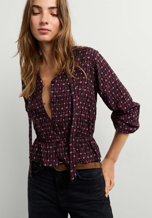 Pepe Jeans, JESSICA SHIRT - Риза с копчета - berry red