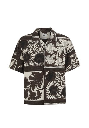 WE Fashion, Košeľa - dark brown