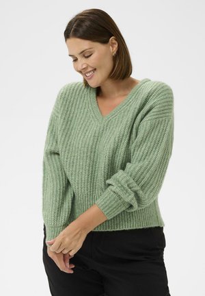 KALIANNE LS PULLOVER - Pulóver - sea spray melange
