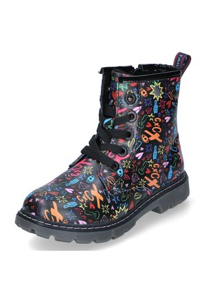 Botines con cordones - schwarz