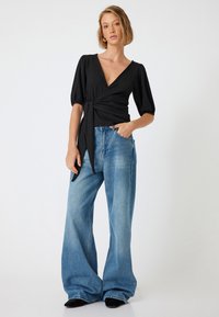 Koton BALLOON SLEEVE - Bluse - black