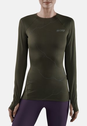 CEP REFLECTIVE - Long sleeved top - dark green