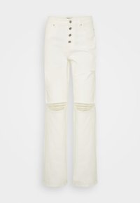 ONLMOLLY WIDE - Calças de ganga de corte relaxado - white