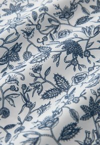 Next OXFORD FIT SHORT SLEEVE REGULAR FIT - Pluus - white blue floral