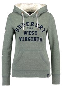 Superdry & Co Felpa con cappuccio - green
