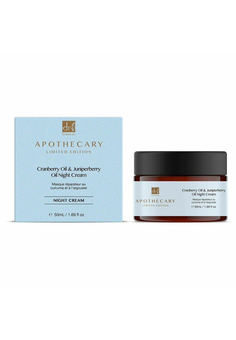 Dr Botanicals - CRANBERRY OIL AND JUNIPERBERRY OIL NIGHT CREAM 50ML - Pielęgnacja na noc, Powiększ