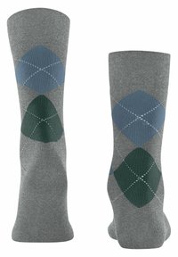 FALKE SENSITIVE ARGYLE - Socken - light greymel