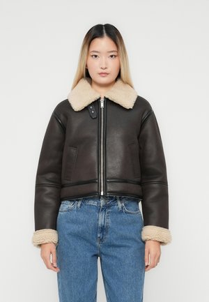Kunstlederjacke - brown