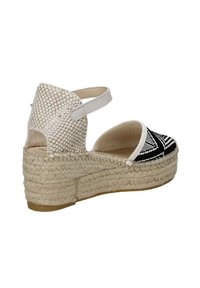 Vidorreta Scarpe con plateau - beige e nero