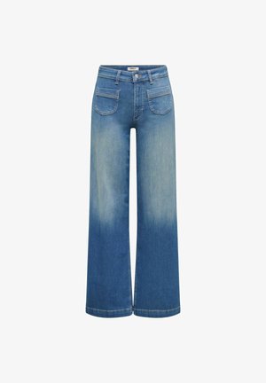 ONLY, WIDE-FIT JEANS ONLMADISON HIGH WAIST WIDE LEG FIT JEANS - Wide Leg - medium blue denim