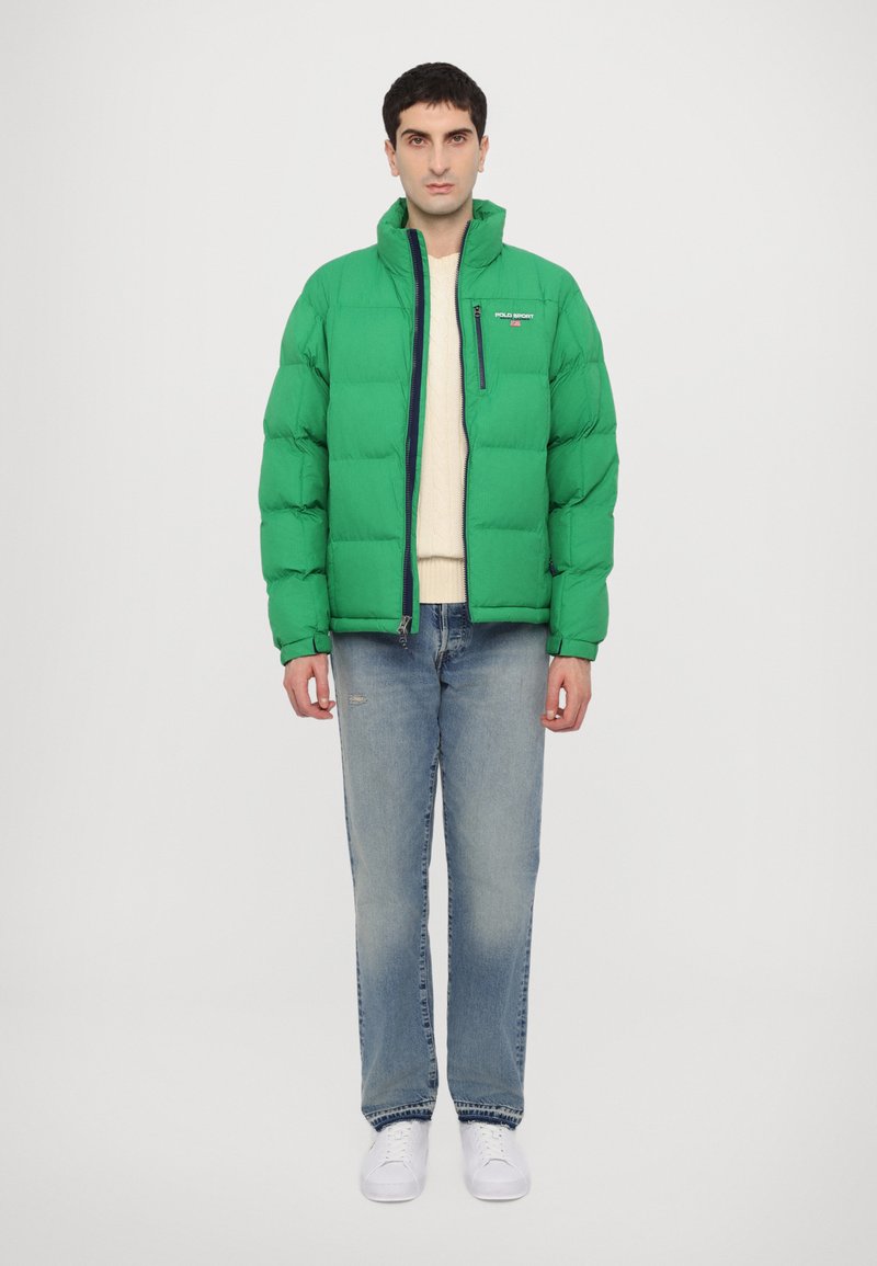Polo Ralph Lauren PUFFER INSULATED BOMBER UNISEX - Chaqueta de invierno - green grass