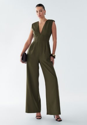 ROMANCE JUMPSUIT - Overal - dark olive