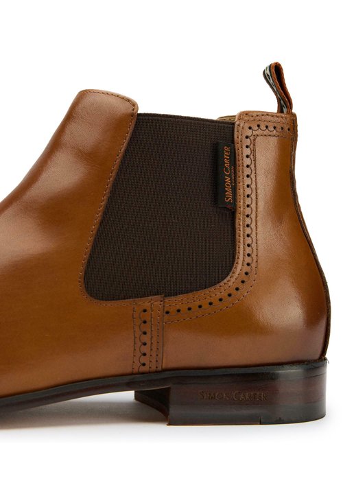 Simon Carter Beagle Hombre Zapatos Tostado 45 EU