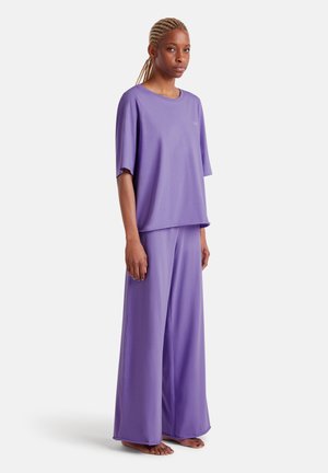 Haut De Pyjama Femme United Colors Of Benetton - 100% Coton - Manches Longues Et Confortable - Logo Imprimé