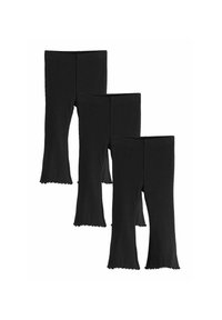 Next 3 PACK REGULAR FIT - Legíny - black