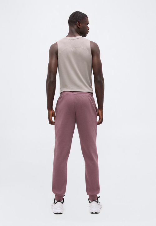 PUMA Pantalones largos de Casual de Hombre ESS No. 1 Logo Sweatpants FL Marrón — foto 3