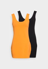 Não selecionado, black/orange